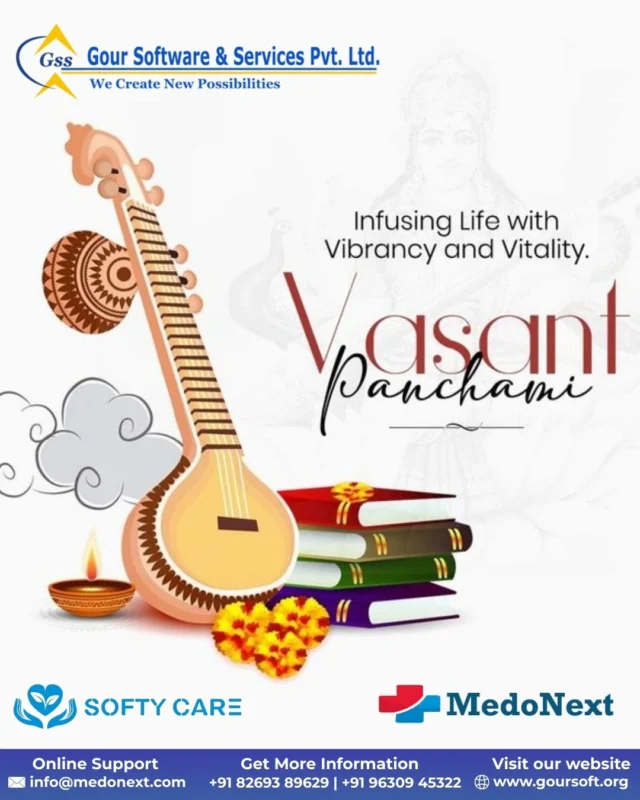 On this auspicious occasion of Vasant Panchami, we wish you wisdom, growth, and innovation 🌼
May your journey be filled with clarity, knowledge, and smarter healthcare solutions ahead.📞 Call – +91 82693 8962
.
.
.
#vasantpanchami
#basantpanchami
#healthcaretechnology
#digitalhealthindia
#hospitalmanagementsoftware
#clinicmanagementsoftware
#healthit
#indianfestivals
#healthcareindia
#softycare
#medonext